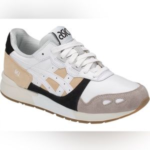 ASICS Gel-Lyte women’s sneaker: marzipan/white. Worn once in like-new condition